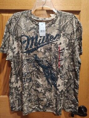 Women's Miller High Life Pheasant Camo Graphic Tee, XXL